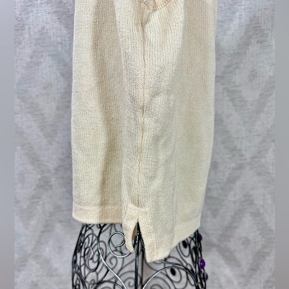 St john santana knit cream tank top size M - Picture 7 of 8
